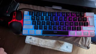 Teclado y Ratón Gaming TKL RGB