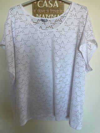 Blusa bianca donna taglia 52/54
