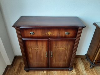 Mueble recibidor Zapatero madera clásico vintage