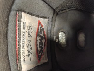 Casco Moto SMK Negro
