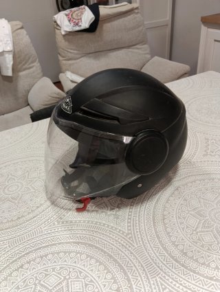 Casco Moto SMK Negro