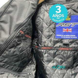 Chaqueta Moto RST Negra con Protecciones