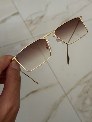 Occhiali da sole uomo donna oro marrone