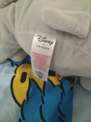 Peluche Dumbo y Cojín Dumbo