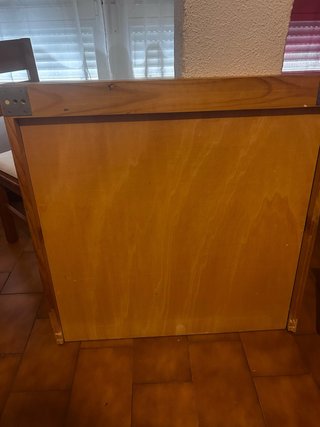 Mesa extensible de madera