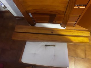 Mesa extensible de madera