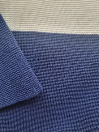 Jersey Trucco rayas beige y azul Talla M