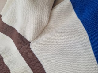 Jersey Trucco rayas beige y azul Talla M