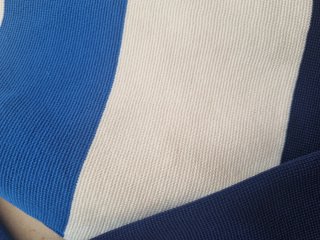 Jersey Trucco rayas beige y azul Talla M