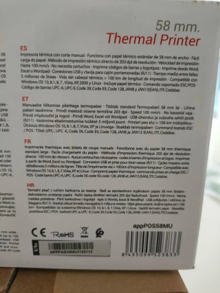Impresora Térmica Tickets Aqprox 58mm