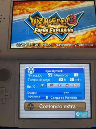 Inazuma Eleven 3: Fuego Explosivo Nintendo 3ds
