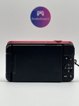 Nikon Coolpix S6600 16MP Digital Camera Red Flip