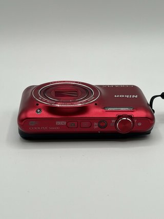 Nikon Coolpix S6600 16MP Digital Camera Red Flip