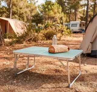 Mesa plegable playa/camping verde NUEVA