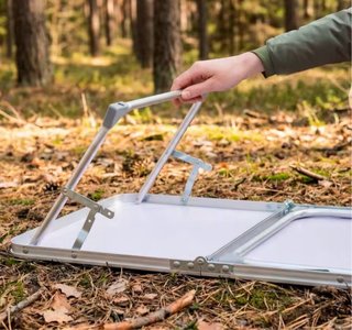 Mesa plegable playa/camping verde NUEVA