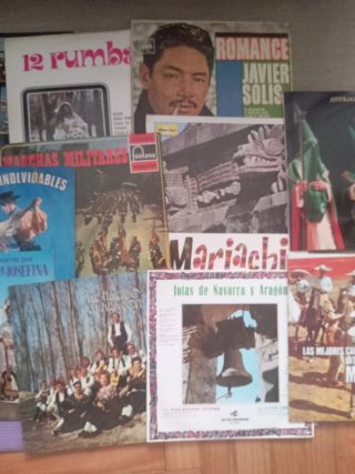Lote Vinilos: México, Tango, Rumba, Saeta