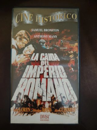 Cinta VHS La Caída del Imperio Romano
