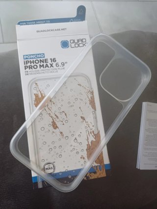 Cover Quad Lock iPhone 16 Pro Max 6.9 Impermeabile