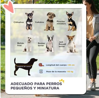 Carrito Perro Pequeño 3 en 1 PawHut