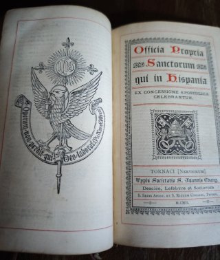 Antiguo Brevarium Romanum 1903 - Pars Hiemalis