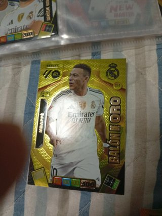 Carta Balón de Oro Mbappé Panini EA Sports