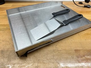 Plancha Acero Inox 40x30 cm