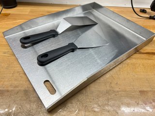 Plancha Acero Inox 40x30 cm