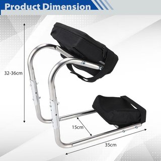 Asiento ergonómico ajustable para rodillas