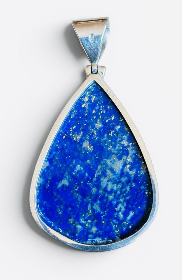Colgante Lapis Lazuli Natural Plata 925 XL