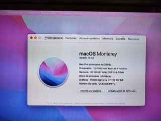 Mac Pro 3.1 (A1186) 2008