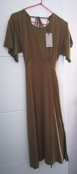Vestido Sfera verde espalda abierta Talla M