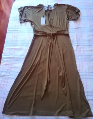 Vestido Sfera verde espalda abierta Talla M