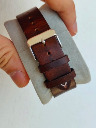 Reloj Fossil Cronógrafo Marrón y Plateado