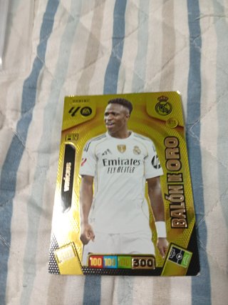 Carta Balón de Oro Vinicius Jr. Panini