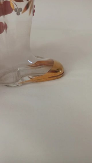Bota vidro Giessen decorada - beer glass boot