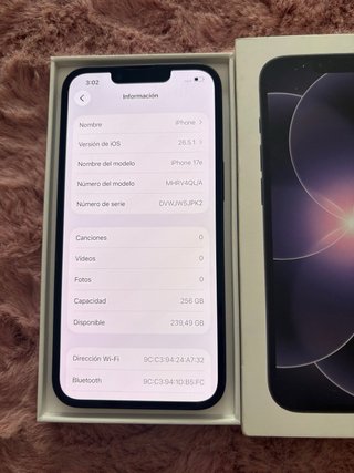 iPhone 17e 256GB Negro