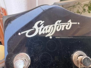 Guitarra Eléctrica Stanford CR Fatboy Dorada,