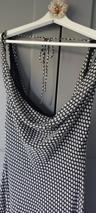 Vestito lungo Zara fantasia pois
