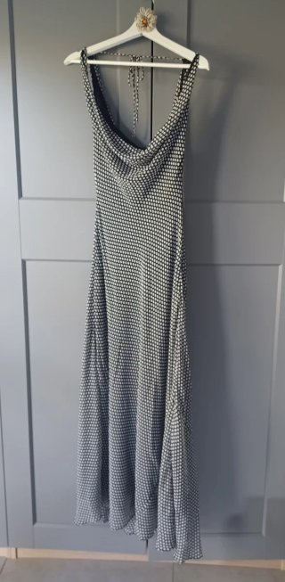 Vestito lungo Zara fantasia pois