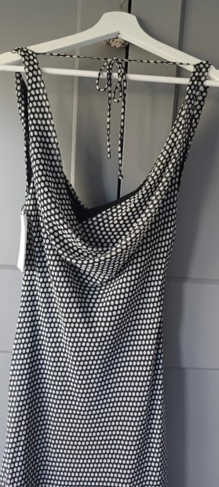 Vestito lungo Zara fantasia pois