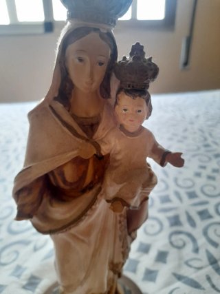 Figura Virgen del Carmen con Niño