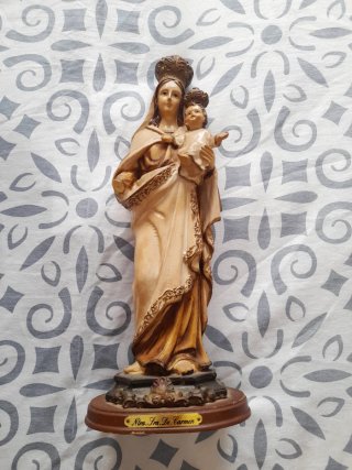 Figura Virgen del Carmen con Niño