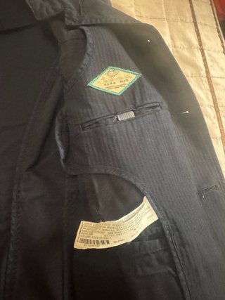 Chaqueta Zara Man Azul
