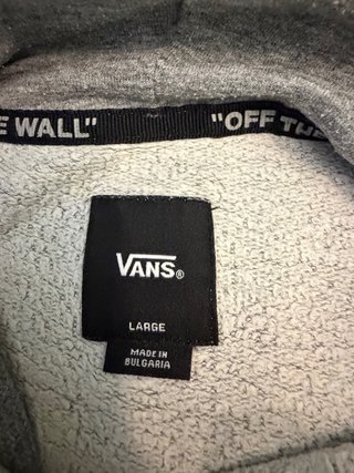 Sudadera Gris Vans Original