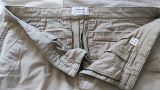 Pantalone uomo cotone beige