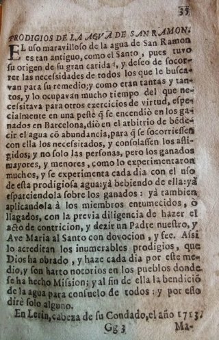 Rarisimo devocionario de 1717.