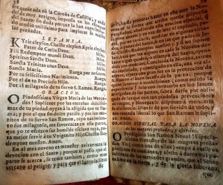 Rarisimo devocionario de 1717.