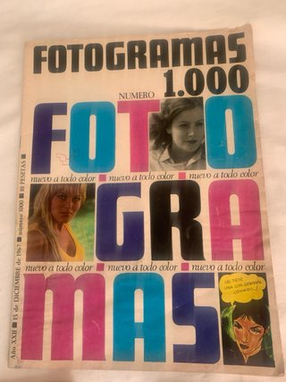 Lote de revistas antiguas años 60 Fotogramas