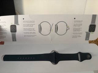 Correa Apple Watch Negra Goma Original Talla M/L