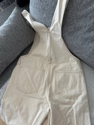 Peto vaquero Pull&Bear beige Talla M